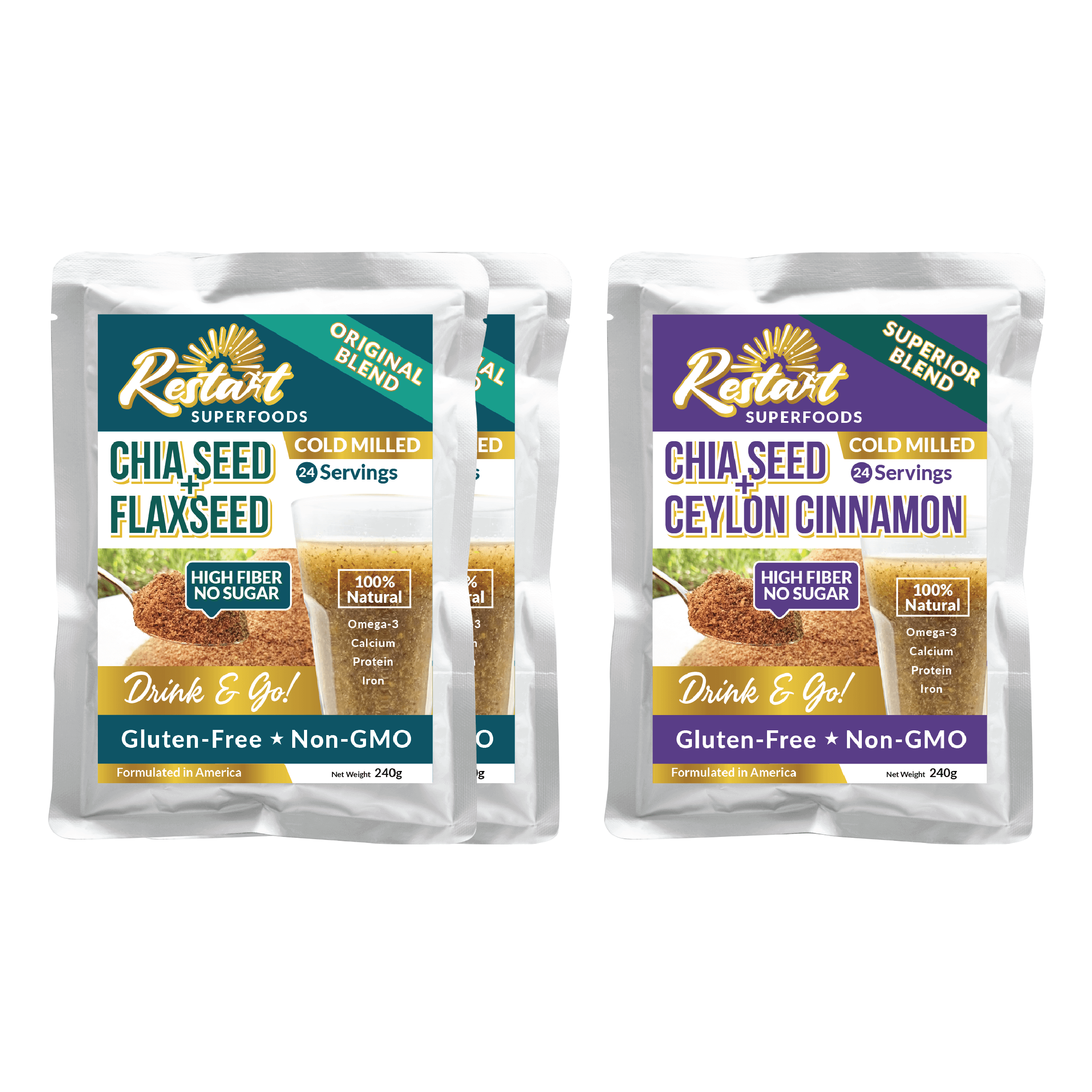 2 ORIGINAL BLEND + 1 SUPERIOR BLEND